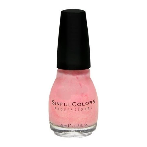 SinfulColors Shimmer Nail Smalto 376 Glass Pink 3 SinfulColors Shimmer Nail Smalto 376 Glass Pink