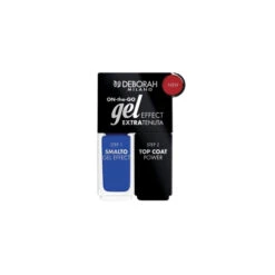Deborah - On-the-go Gel Effect Extratenuta - Smalto + Top Coat 15 Blue