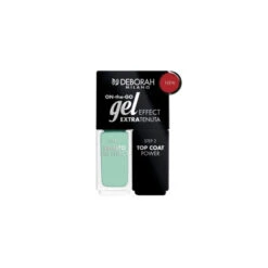 Deborah - On-the-go Gel Effect Extratenuta - Smalto + Top Coat 13 Green