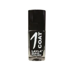 Layla - 1 Coat Nail Polish - Smalto 12 Black Rock
