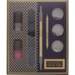 SUNkissed Nail Artisan Kit Confezione Regalo 8 Pezzi