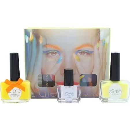 Ciaté Corrupted Neon Manicure Confezione Regalo 13.5ml Smalto Neon Orange + 10g Neon Glitter + 5ml Black Light Top Coat 3 Ciaté Corrupted Neon Manicure Confezione Regalo 13.5ml Smalto Neon Orange + 10g Neon Glitter + 5ml Black Light Top Coat