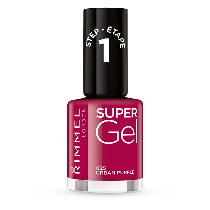 Rimmel Super Gel - Smalto 025 Urban Purple 3 Rimmel Super Gel - Smalto 025 Urban Purple