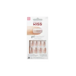 Kiss Gel Fantasy 24 Unghie Artificiali Glitterate Kgn07c