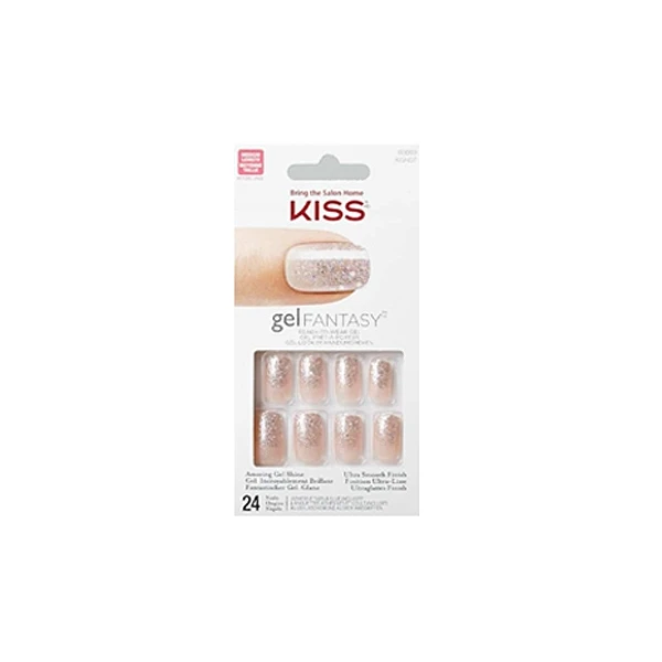 Kiss Gel Fantasy 24 Unghie Artificiali Glitterate Kgn07c 3 Kiss Gel Fantasy 24 Unghie Artificiali Glitterate Kgn07c