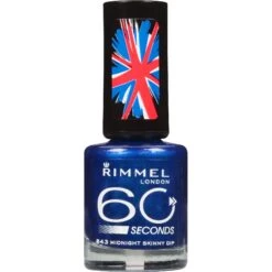 Rimmel - 60 Seconds Smalto Unghie 8 Ml - 843 Midnight Skinny Dip
