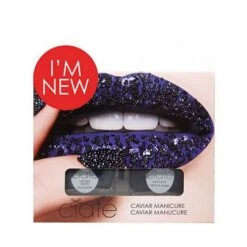 Ciaté - Caviar Manicure Confezione Regalo 13.5 Ml Smalto + 20 G Black Caviar Perline + Imbuto