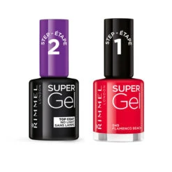 RIMMEL SMALTO SUPER GEL DUO KIT 045 FLAMENCO BEACH