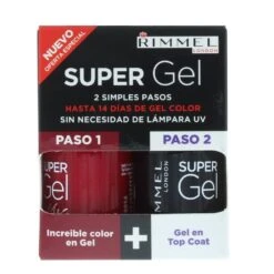 Rimmel Super Gel 12 Ml Rock N Roll + 12 Ml Top Coat