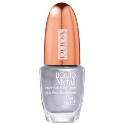 Pupa Liquid Metal Collezione Material Luxury Smalto 001 Rosy Silver