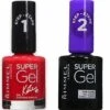 Rimmel Super Gel Duo Kit Smalti Darling Dahlia 41 + Top Coat Gel -Offerta economica Rimmel 369726