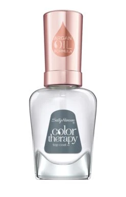 SALLY HANSEN COLOR THERAPY TOP COAT SMALTO ULTRA BRILLANTE ARRICCHITO CON OLIO DI ARGAN.