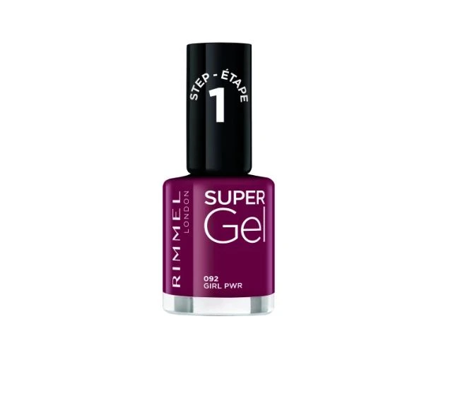 RIMMEL LONDON SMALTO SUPER EFFETTO GEL LUNGA TENUTA STEP ETAPE 092 GIRL PWR 3 RIMMEL LONDON SMALTO SUPER EFFETTO GEL LUNGA TENUTA STEP ETAPE 092 GIRL PWR