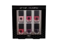 2K TROUSSE 4338000 NAIL SET CLASSIC Let's Get Colourful! Set Smalto Per Unghie 6 X 5 Ml