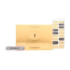 Yves Saint Laurent Couture Metal Manicure Grunge Sequins Stickers Per Unghie