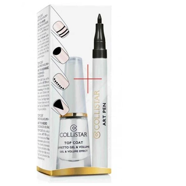 Collistar Top Coat Effetto Gel & Volume + Art Pen Decorazione Unghie Nero 3 Collistar Top Coat Effetto Gel & Volume + Art Pen Decorazione Unghie Nero