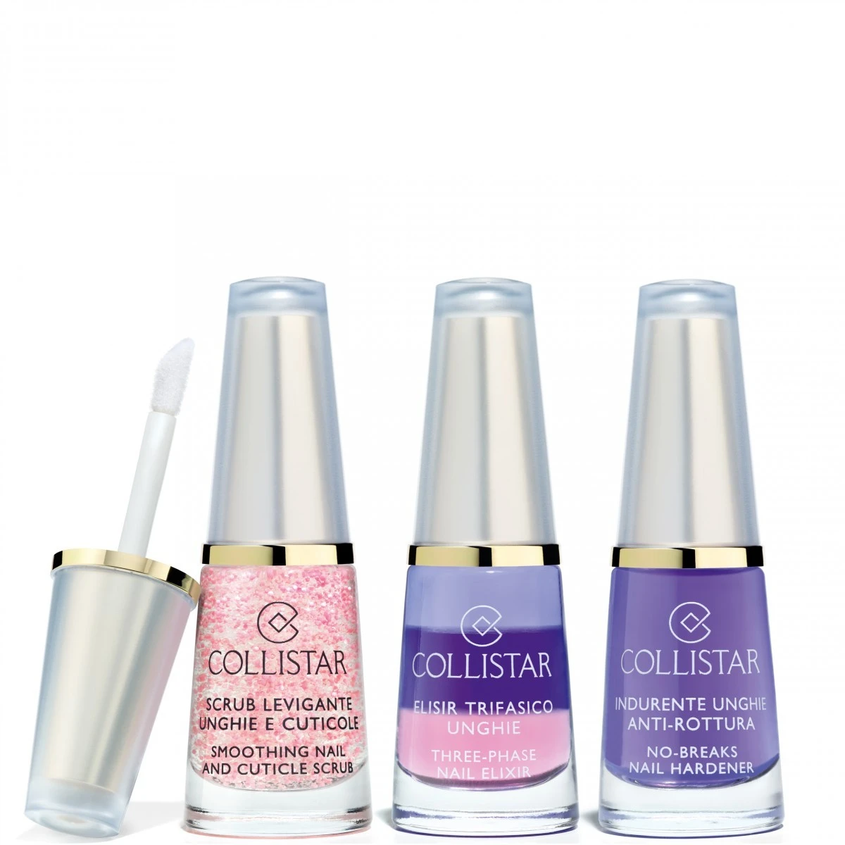 Collistar Kit SOS Unghie Perfette 1 Scrub 2 Elisir Trifasico 3 Indurente 3 Collistar Kit SOS Unghie Perfette 1 Scrub 2 Elisir Trifasico 3 Indurente